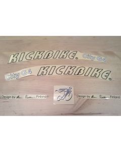 STICKERSET KICKBIKE CITY WHITE (SET VAN 5)