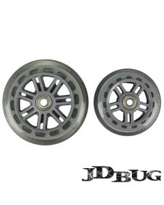 JD BUG JUNIOR WHEELSET 120/100 MM (WITH BEARINGS)